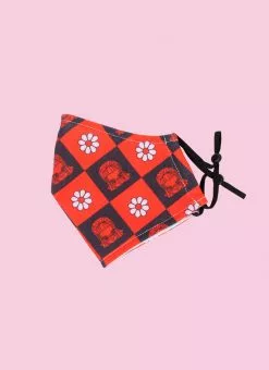 Valfré New Ajedrez Rojo Mask