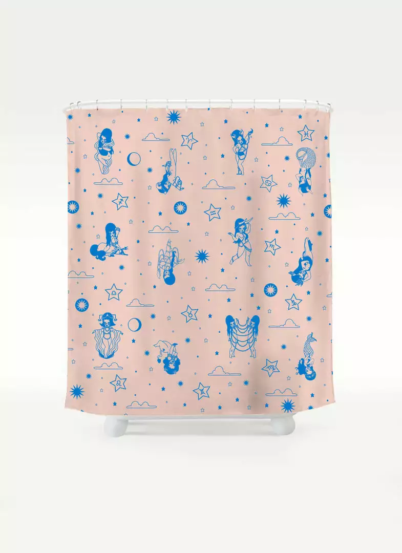 Valfré New Celestial Zodiac Shower Curtain
