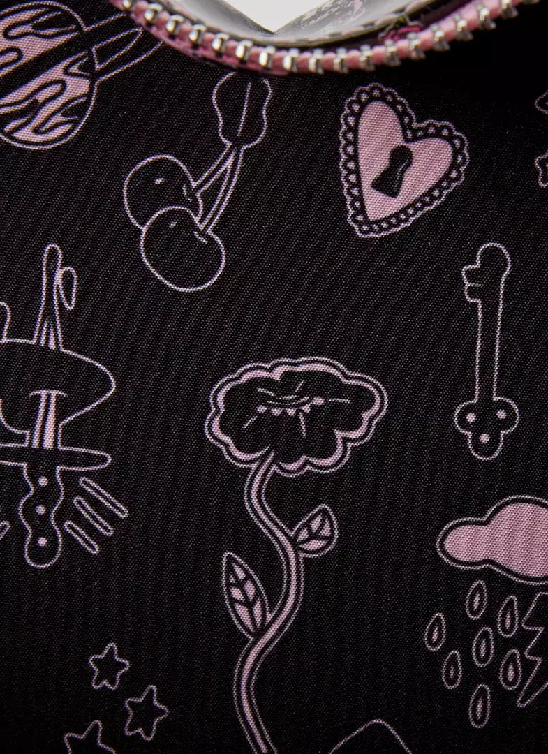 Valfré New Valfre X Loungefly Double Heart Mini Backpack