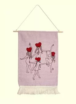 Valfré Love Dancers Woven Tapestry