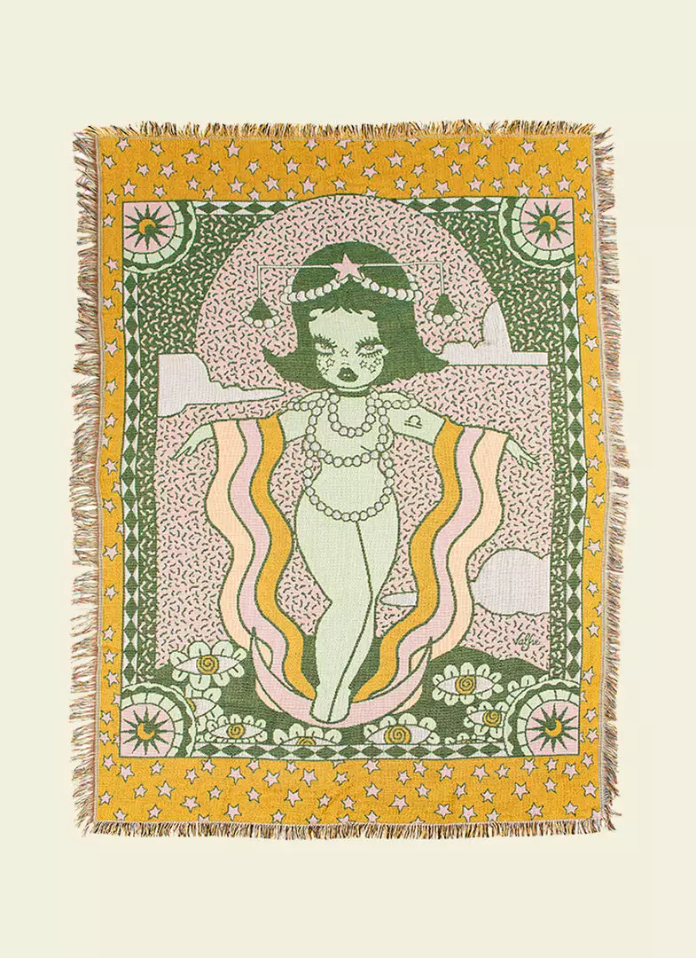 Valfré Celestial Libra Woven Blanket New