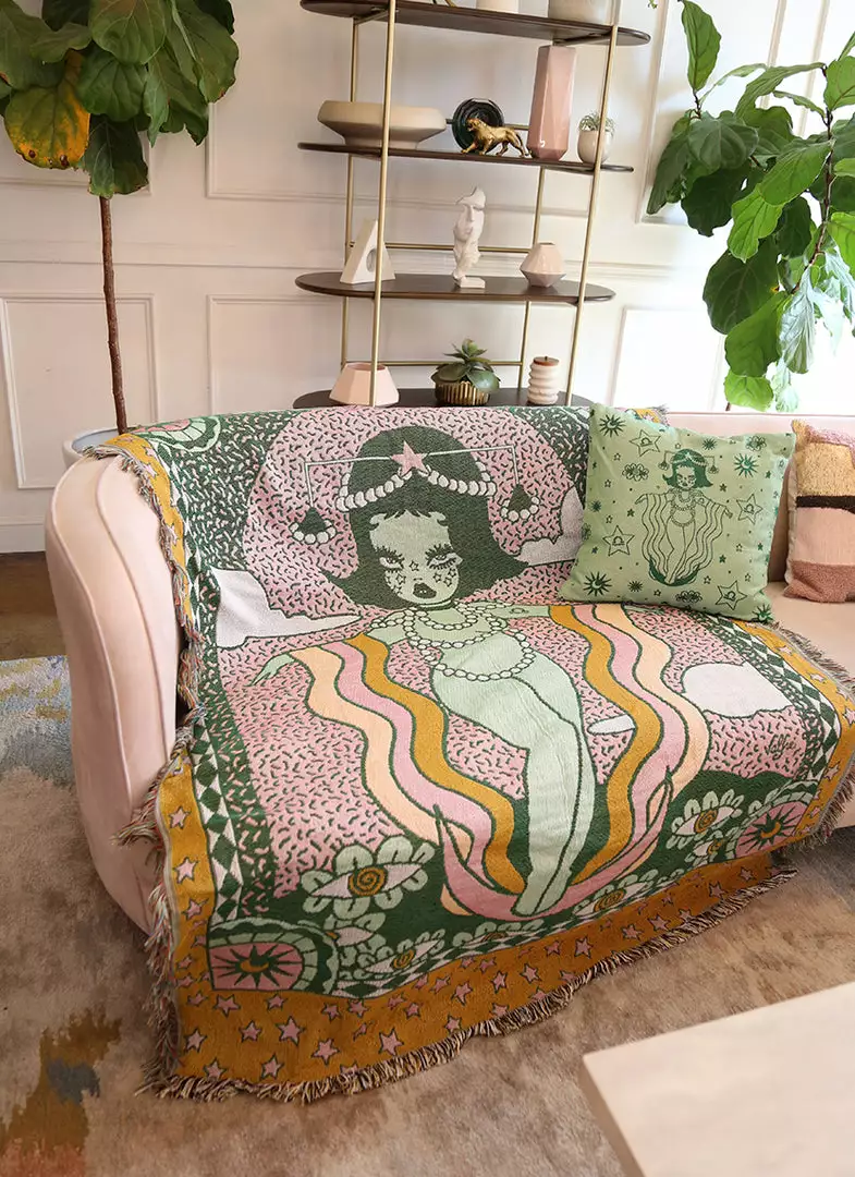 Valfré Celestial Libra Woven Blanket New