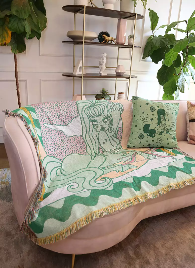 Valfré New Celestial Sagittarius Woven Blanket