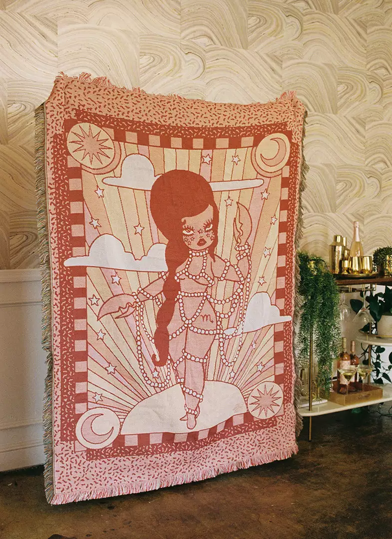 Valfré New Celestial Scorpio Woven Blanket