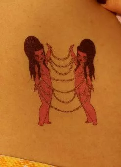 Valfré New Celestial Gemini Temporary Tattoo